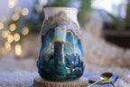 02-A Smoky Mountain Barely Flared Textured Divot Mug - TOP SHELF MISFIT, 23 oz.