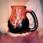02-D Molten Melon Notched Flared Curvy Mug, TOP SHELF - 20 oz.