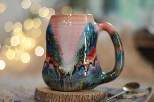02-C EXPERIMENT Textured Divot Mug, 17 oz.