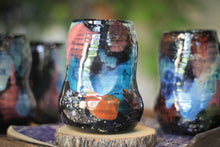 Load image into Gallery viewer, 02-F Stellar Chaos Textured Divot &#39;Cuddle&#39; Mug, 19 oz. (This listing is for one mug)