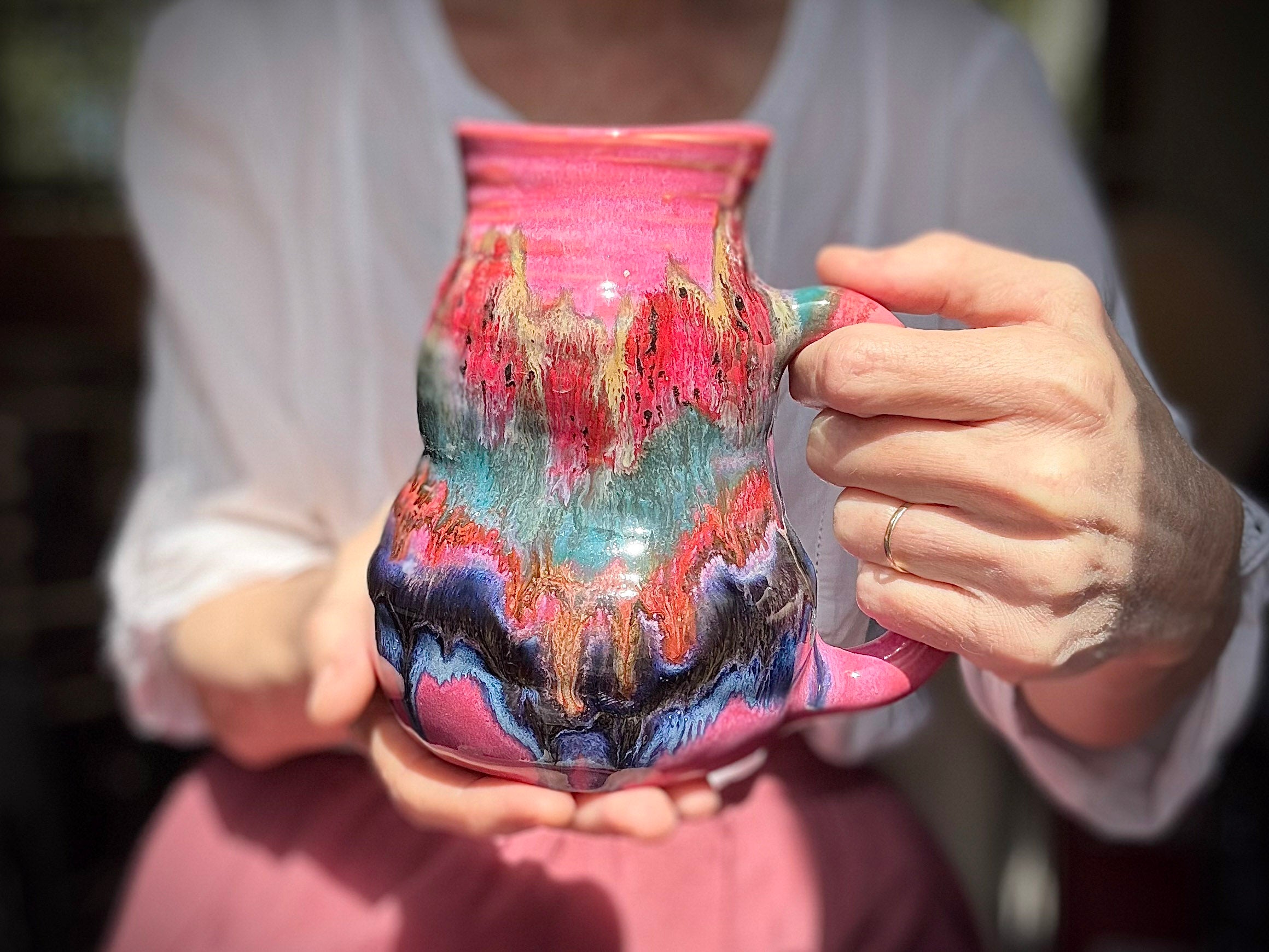 02-B Strawberry Hills Cuddle Mug - TOP SHELF MISFIT, 26 oz.