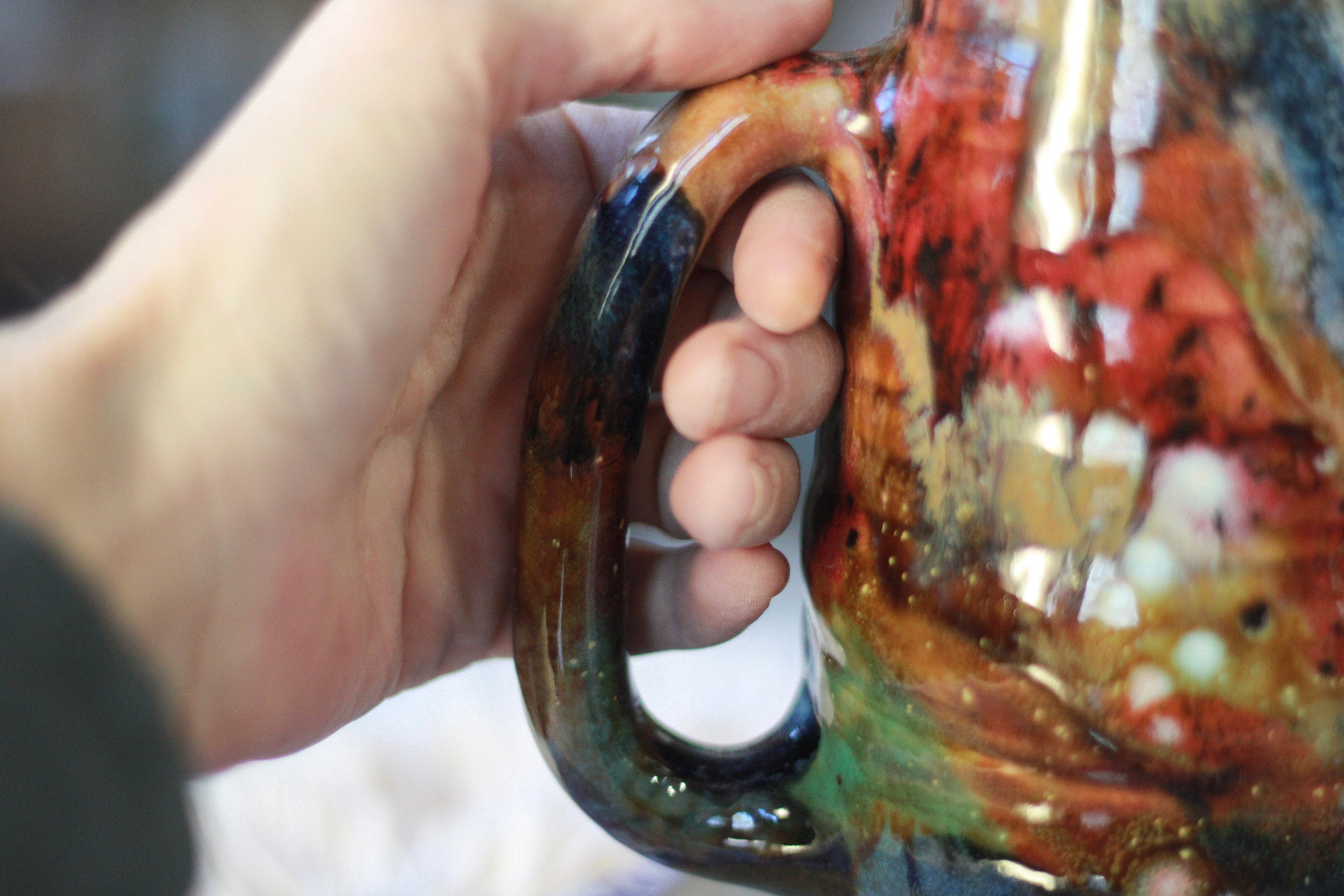 02-C Whimsy Textured Mug - TOP SHELF, 21 oz.
