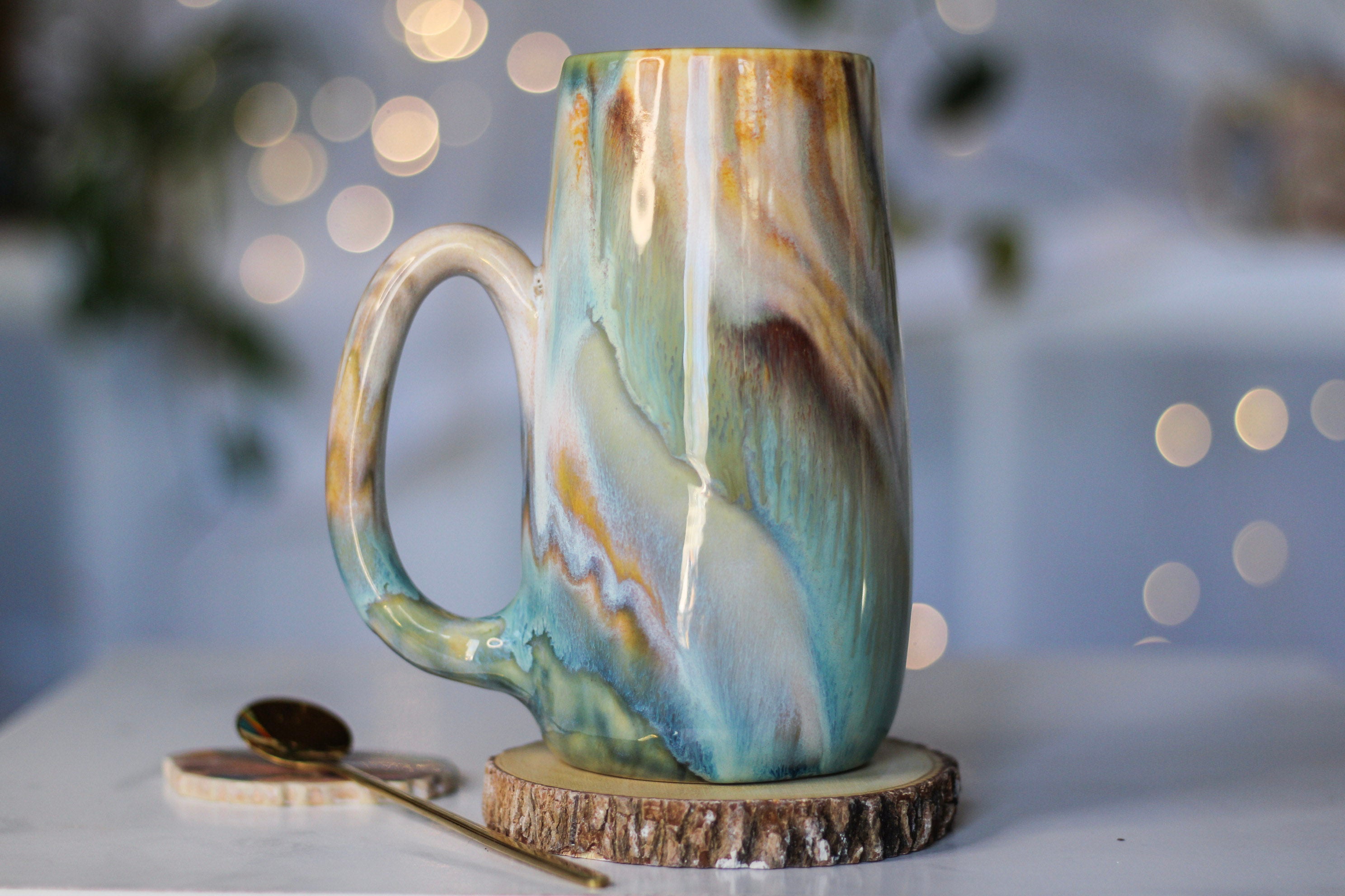 02-B Soft Earth Series PROTOTYPE Mug - TOP SHELF, 25 oz.