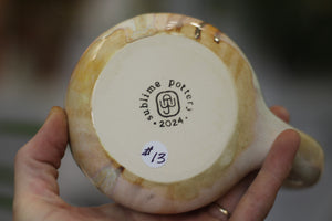 13-B Soft Earth Series Gourd Mug - TOP SHELF MISFIT, 18 oz.