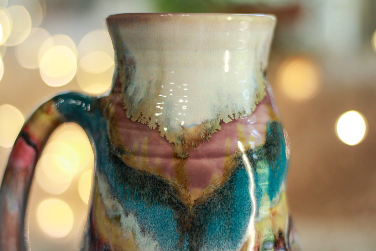 11-C Purple Mountain Majesty PROTOTYPE Barely Flared Textured Divot Mug, 22 oz.