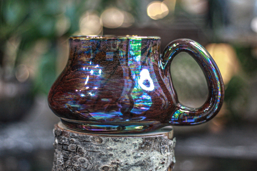 15-B Labradorite PROTOTYPE Squat Mug - MISFIT, 19 oz. - 15% off