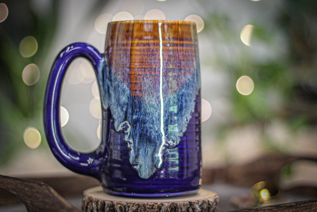 15-E Classic Electric Wave Acorn Stein Mug, 18 oz.