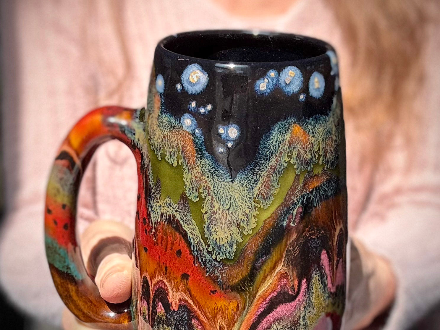 14-B Green Mountain Midnight Mug - TOP SHELF MISFIT, 25 oz.