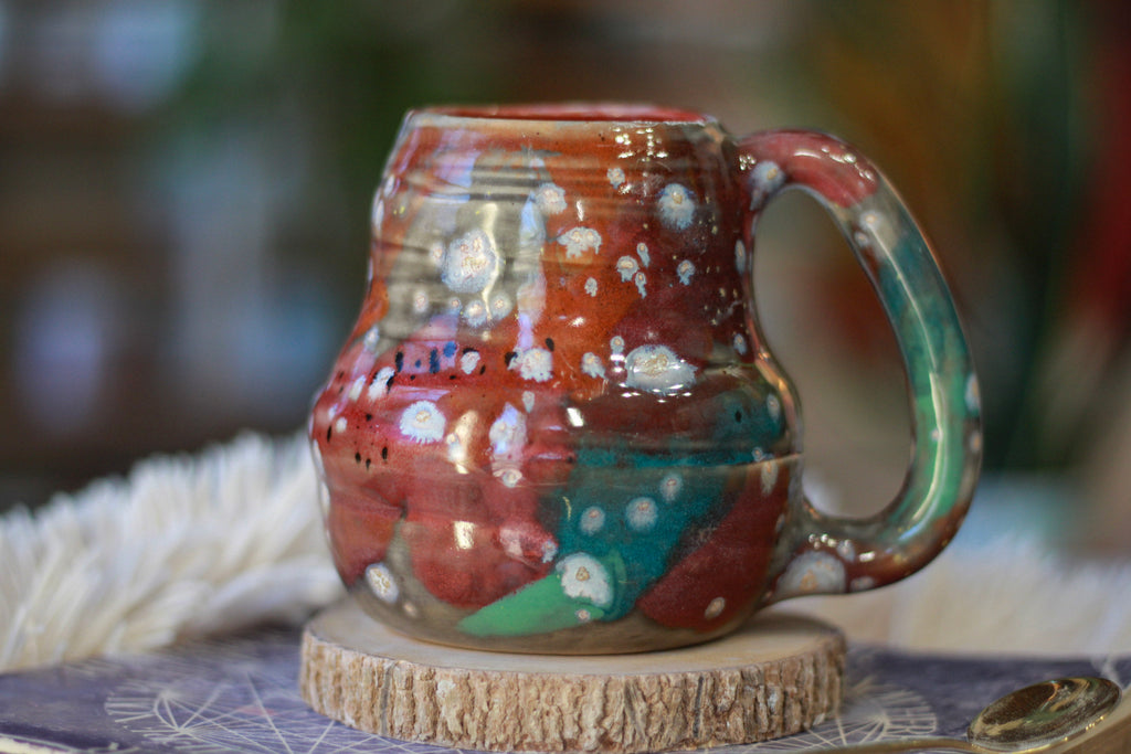 15-E Whimsy Mid Mod Mug, 16 oz.