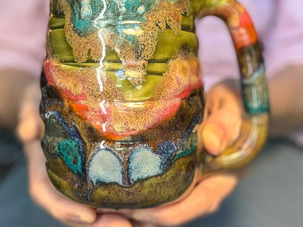 15-B Green Mountain Swirly Mug, 26 oz.
