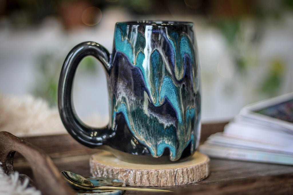14-E Turquoise Grotto Mug, 18 oz.