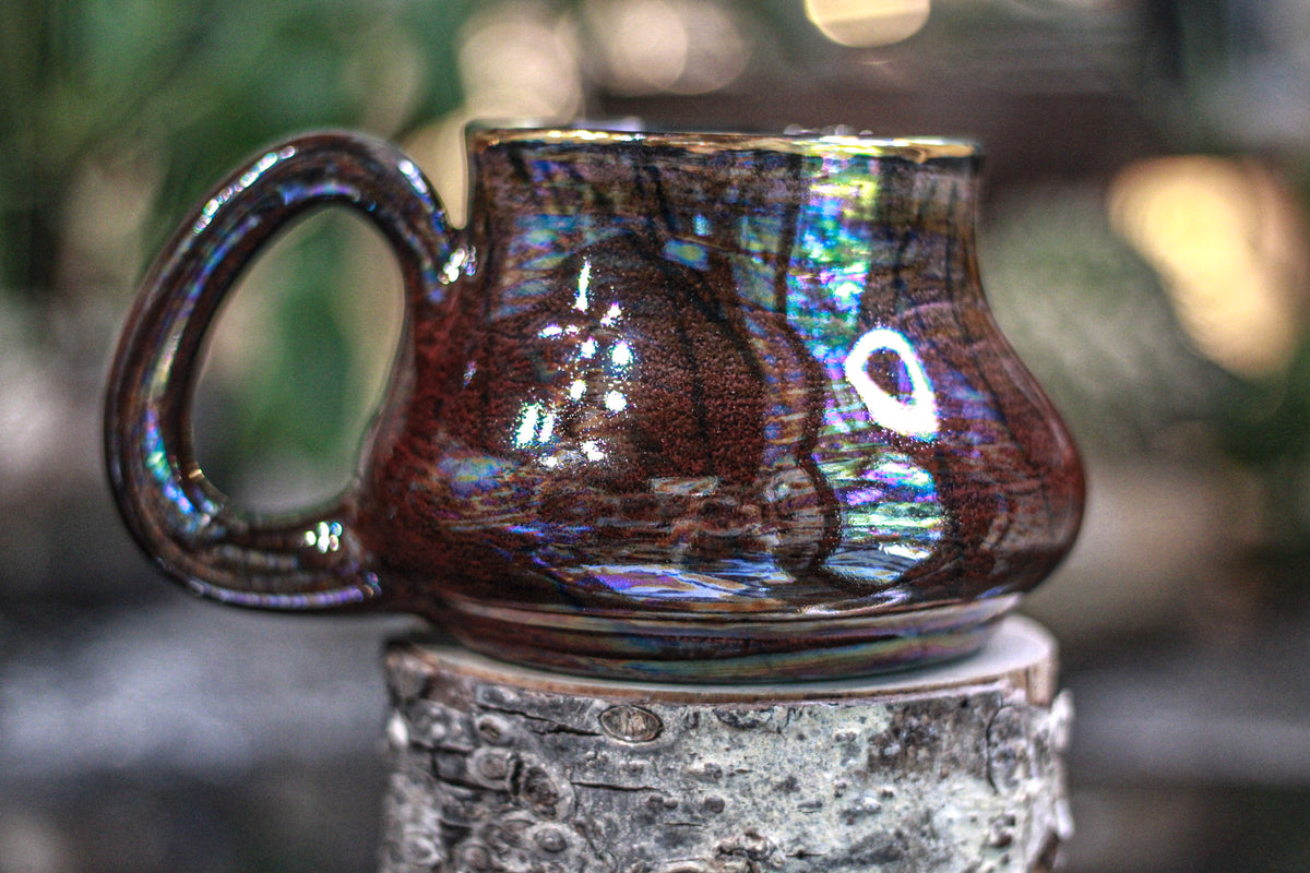 15-B Labradorite PROTOTYPE Squat Mug - MISFIT, 19 oz. - 15% off