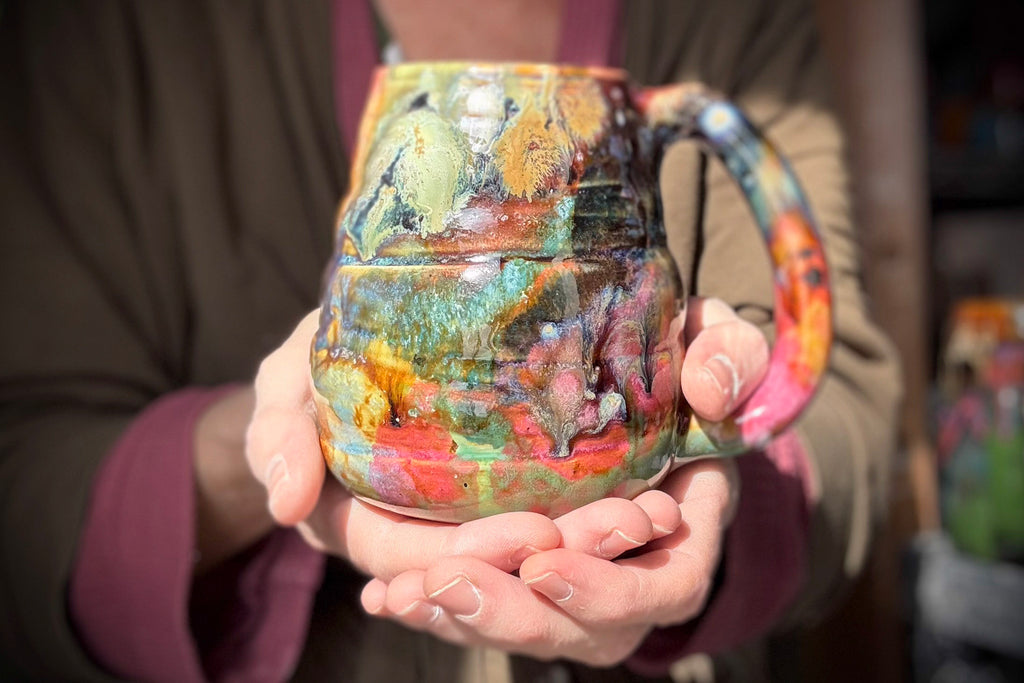 14-D Whimsy Textured Mug, 17 oz. - MINOR MISFIT, 10% off