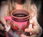 15-B Strawberry Fields Cuddle Mug - TOP SHELF MISFIT, 22 oz.