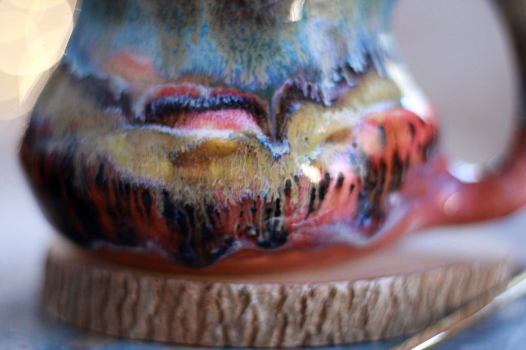 12-D EXPERIMENT Barely Flared Textured Mug, 11 oz.