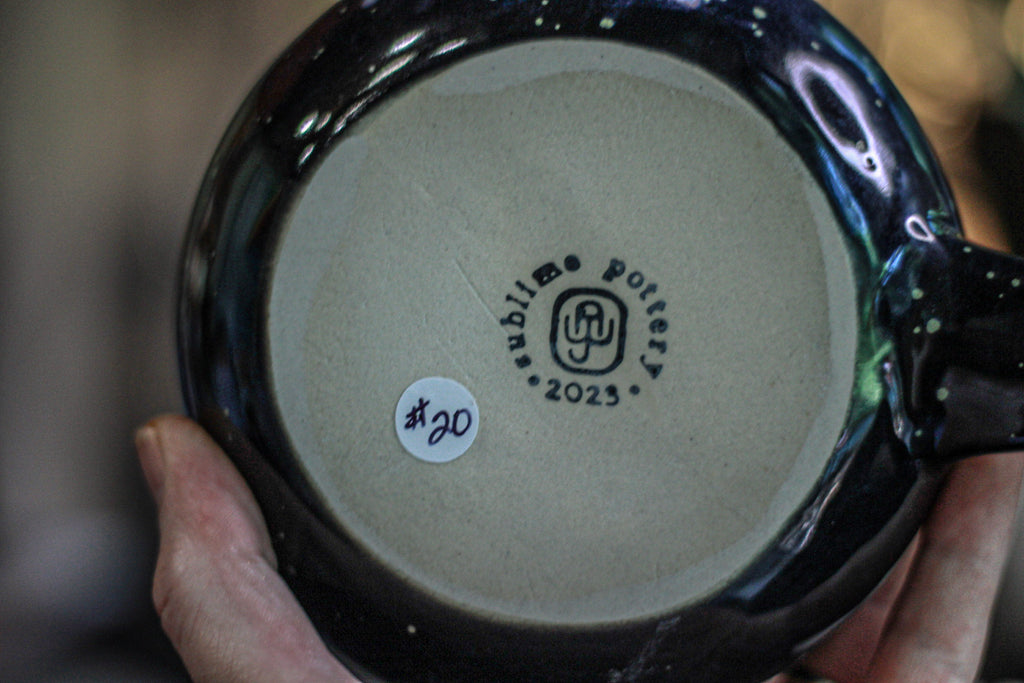 20-C Twilight Stellar Squat Mug,18 oz.