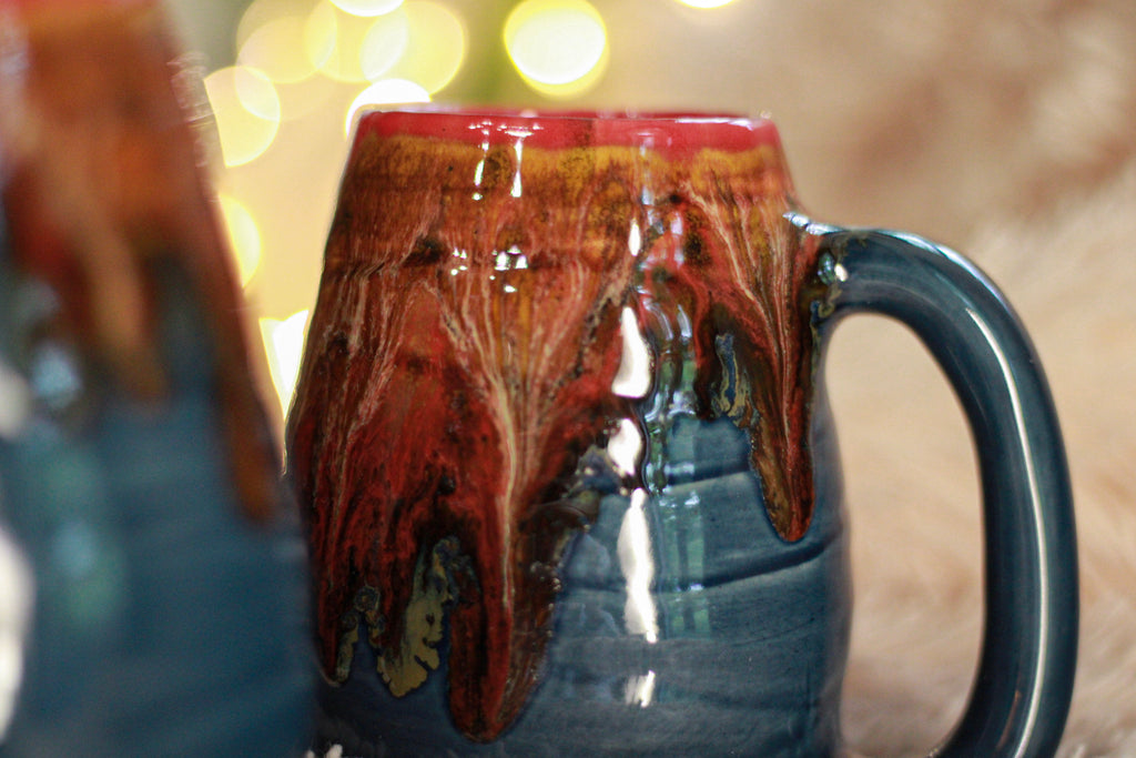 11-F Alchemy of Opposites Textured Mug, 18 oz. (This listing is for one mug)