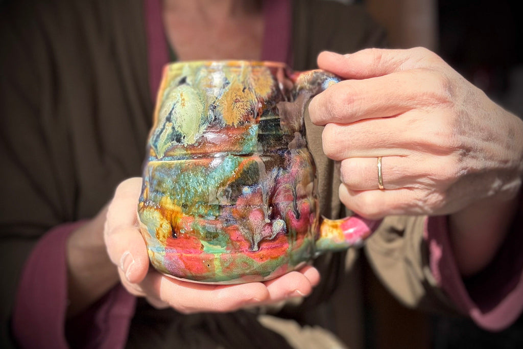 14-D Whimsy Textured Mug, 17 oz. - MINOR MISFIT, 10% off