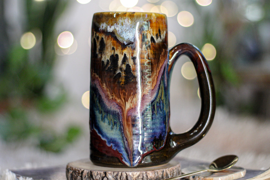 14-B Desert Oasis Textured Stein Mug - TOP SHELF, 16 oz.