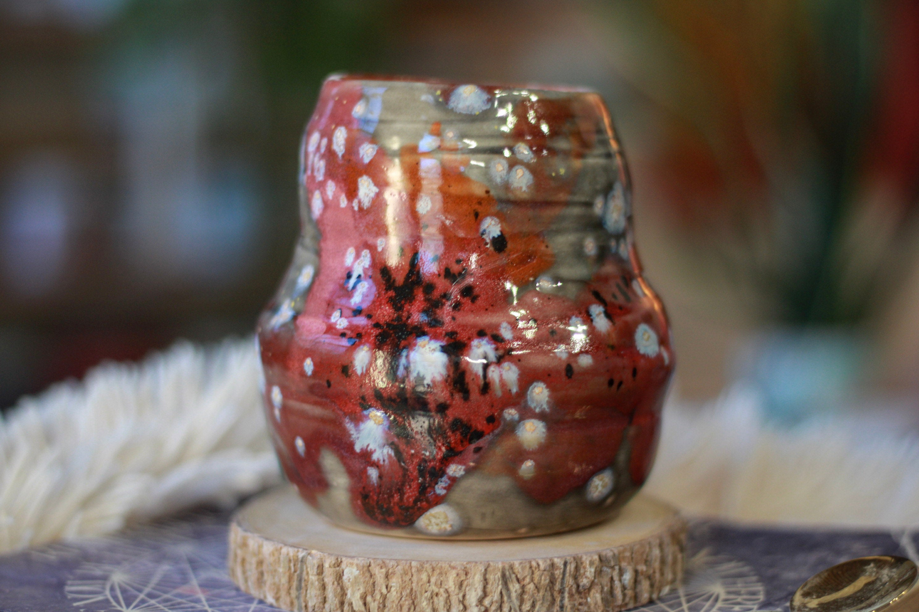 15-E Whimsy Mid Mod Mug, 16 oz.