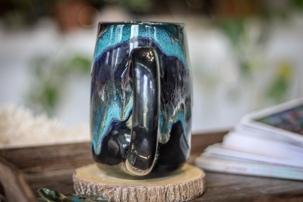 14-E Turquoise Grotto Mug, 18 oz.