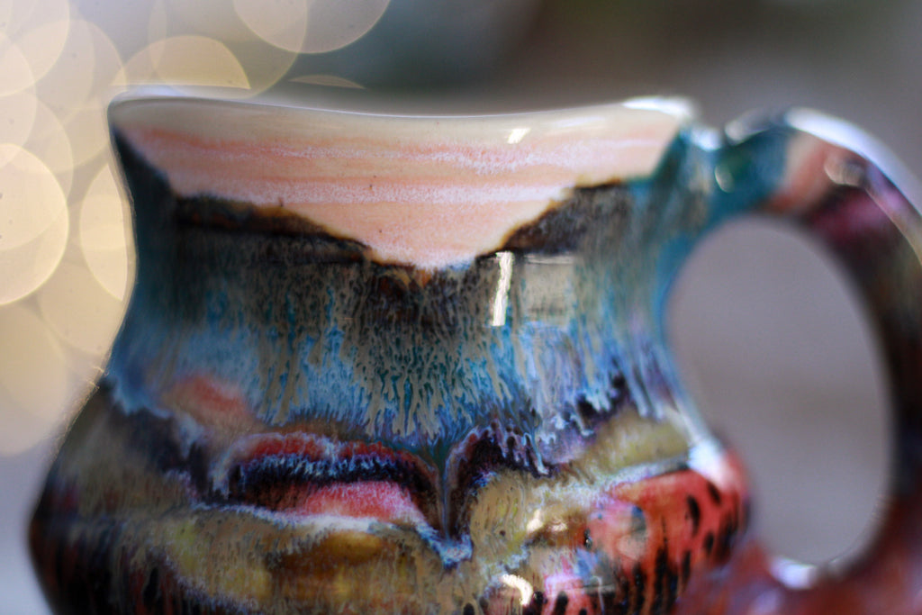 12-D EXPERIMENT Barely Flared Textured Mug, 11 oz.