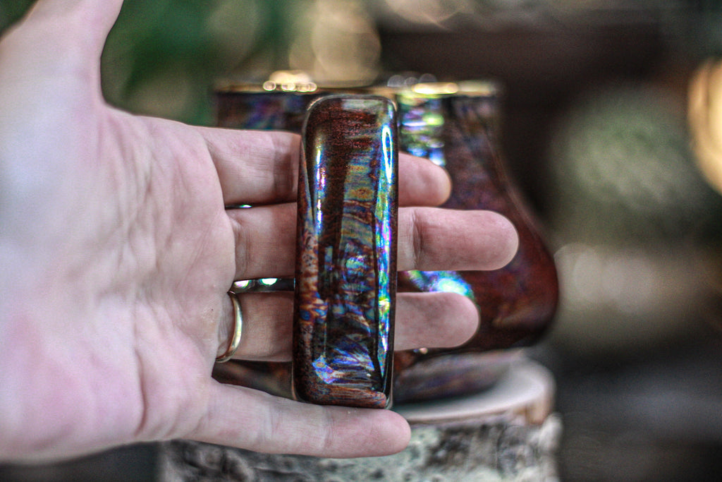 15-B Labradorite PROTOTYPE Squat Mug - MISFIT, 19 oz. - 15% off