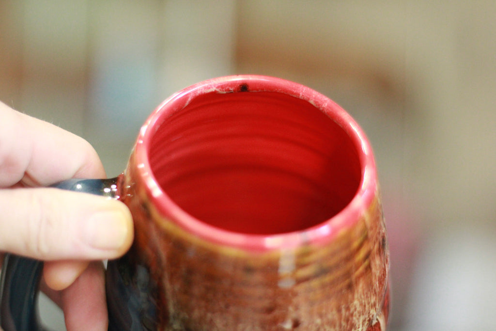 11-F Alchemy of Opposites Textured Mug, 18 oz. (This listing is for one mug)