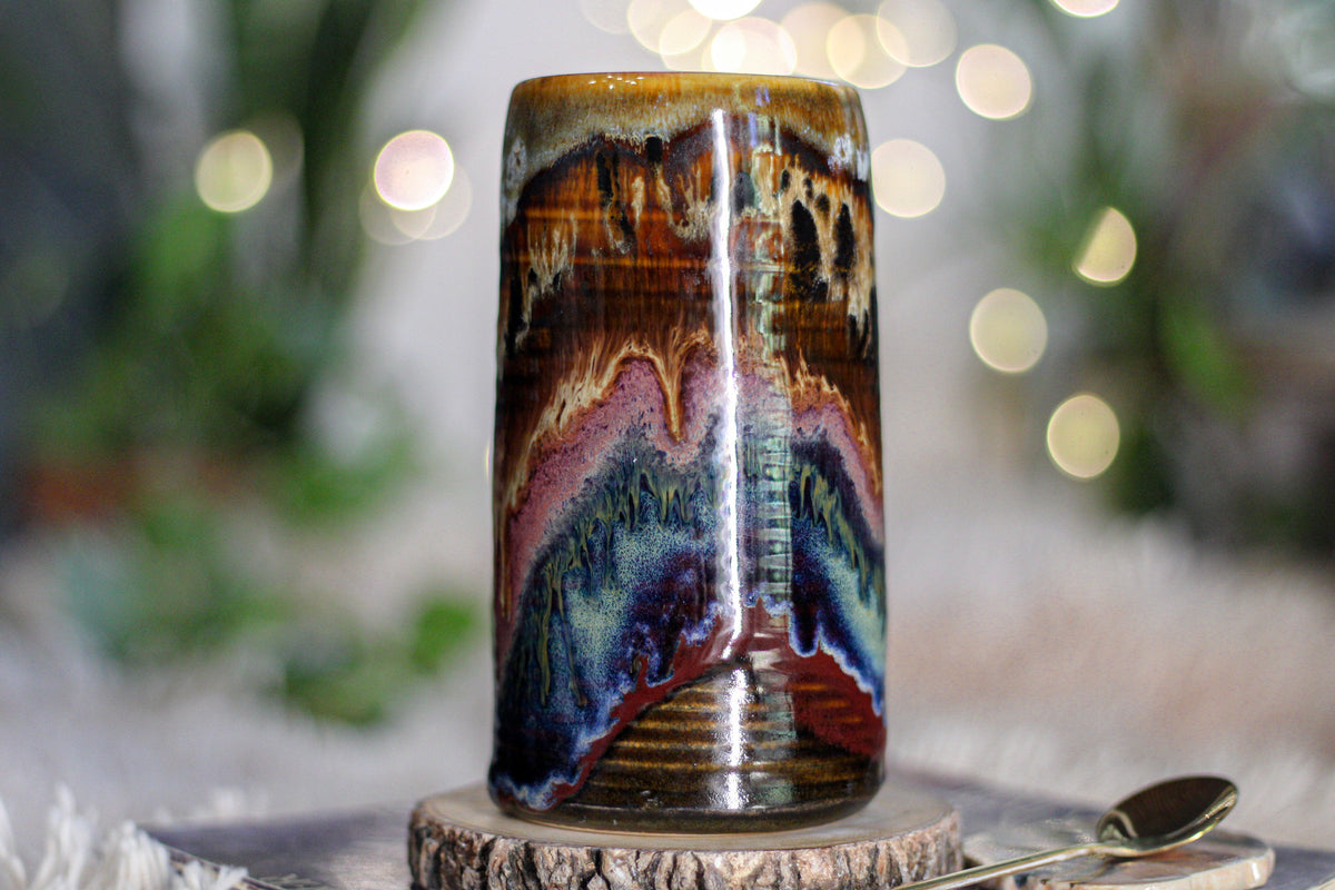 14-B Desert Oasis Textured Stein Mug - TOP SHELF, 16 oz.
