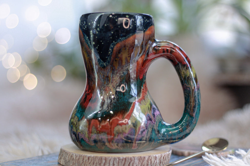 13-A Green Mountain Midnight Mug, 15 oz.