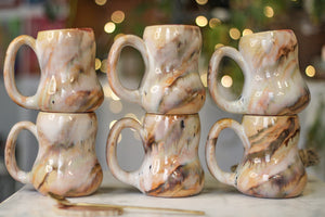 13-D Soft Earth Series PROTOTYPE Petite Gourd Mug, 10 oz. (This listing is for one mug)
