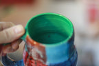 14-G Surprise Patchwork EXPERIMENT Mid Mod Mug, 14 oz.
