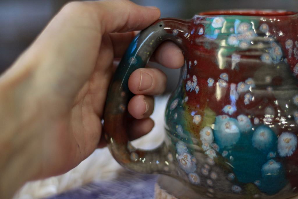 15-E Whimsy Mid Mod Mug, 16 oz.