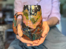 Load image into Gallery viewer, 16-B Starry Night Swirly Mug, 26 oz.