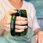 13-B Mossy Agate Slender Mug, 25 oz.