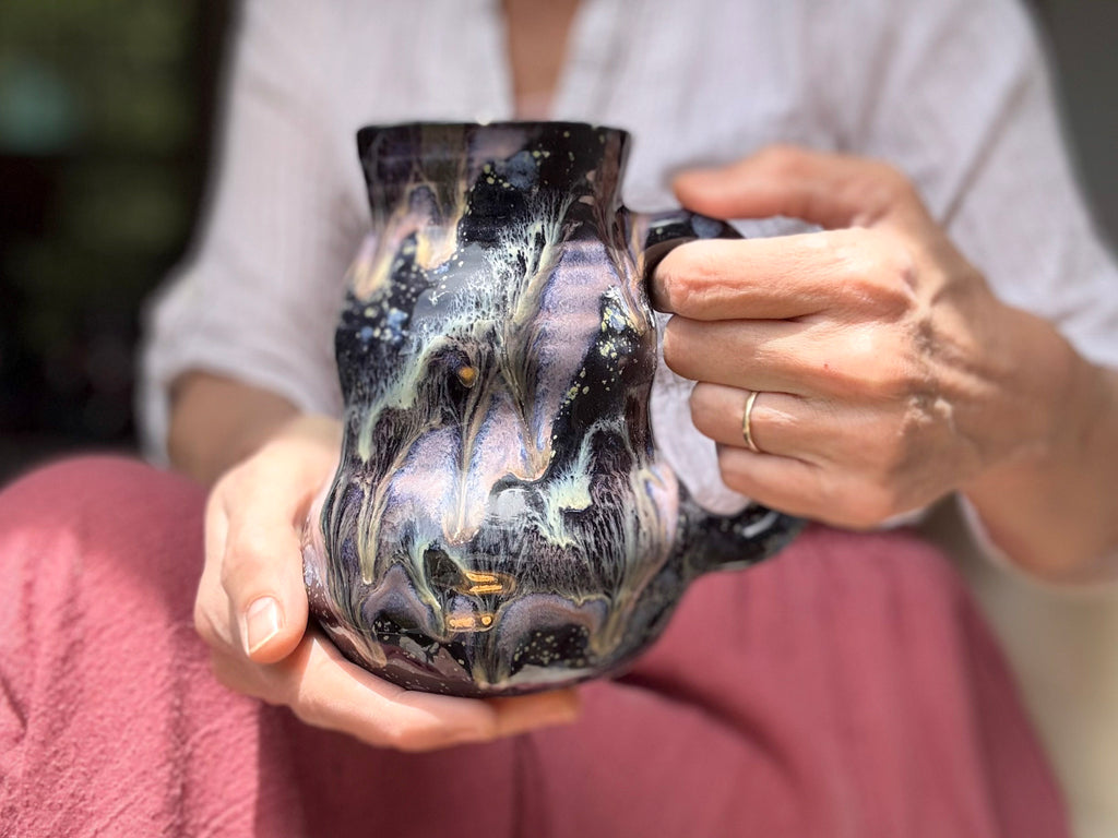16-C Cosmic Amethyst Grotto Cuddle Mug, 25 oz.