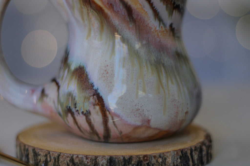14-C Soft Earth Series PROTOTYPE Petite Notched Gourd Mug - MISFIT, 13 oz. - 15% off
