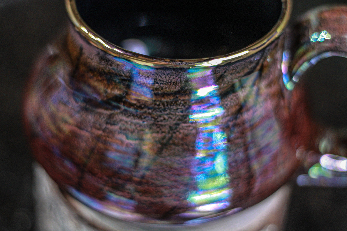 15-B Labradorite PROTOTYPE Squat Mug - MISFIT, 19 oz. - 15% off