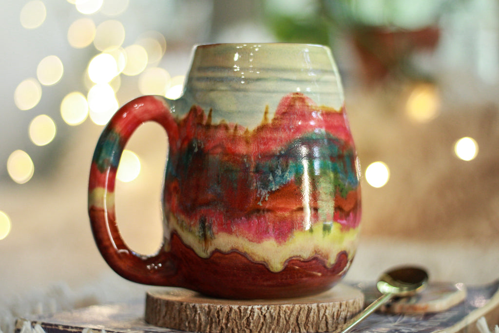 12-D EXPERIMENT Textured Mug, 24 oz.