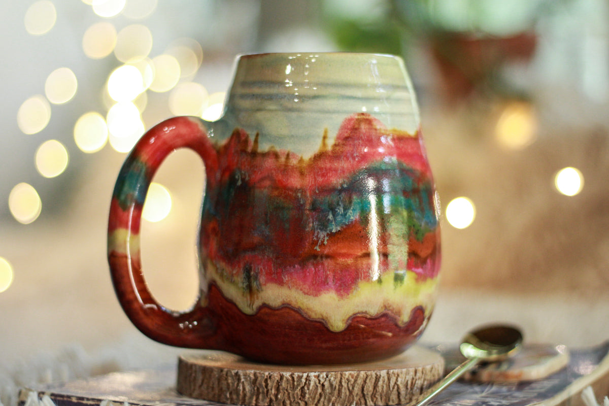12-D EXPERIMENT Textured Mug, 24 oz.