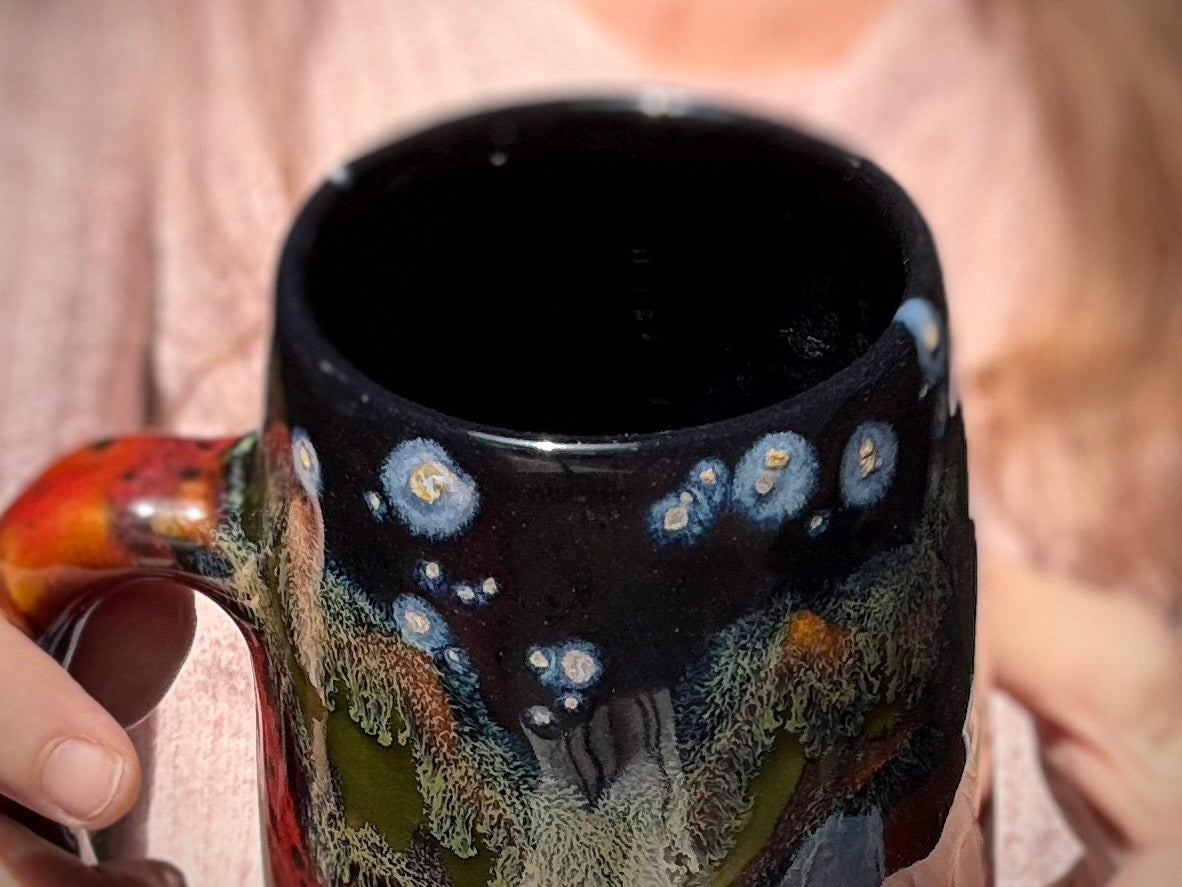 14-B Green Mountain Midnight Mug - TOP SHELF MISFIT, 25 oz.