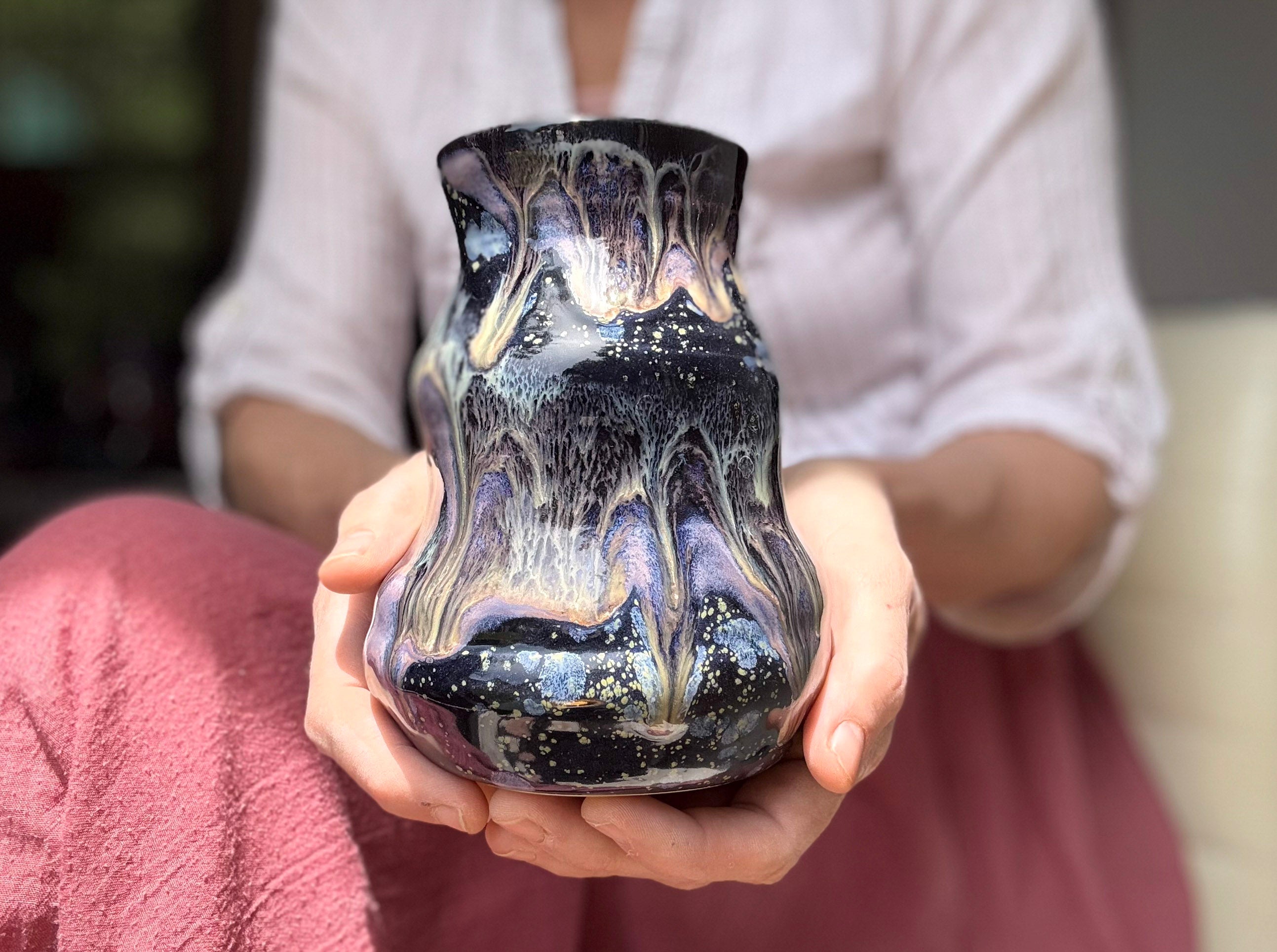 16-C Cosmic Amethyst Grotto Cuddle Mug, 25 oz.
