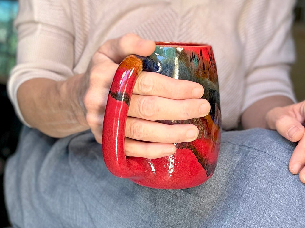 16-C Scarlet Strata Mug - MINOR MISFIT, 24 oz. - 10% off