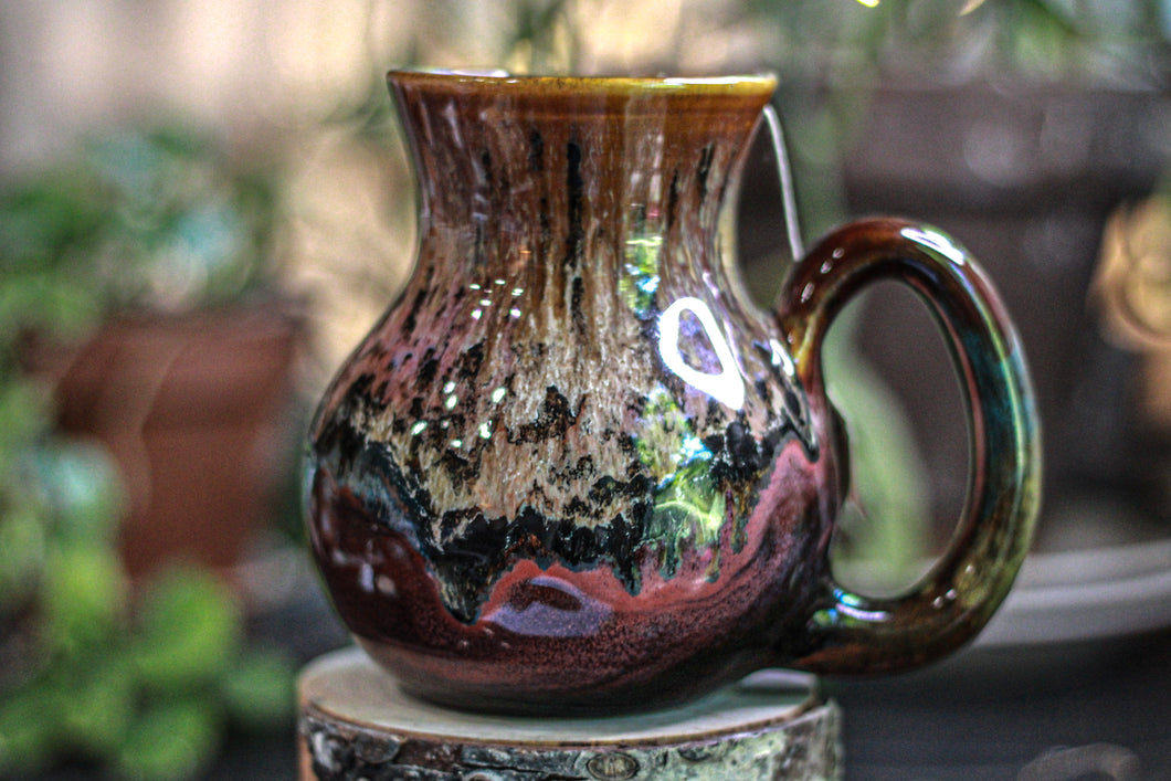 14-D Molten Rainbow Cheetah Flared Notched Mug - TOP SHELF, 23 oz.