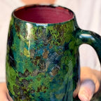 13-B Mossy Agate Slender Mug, 25 oz.