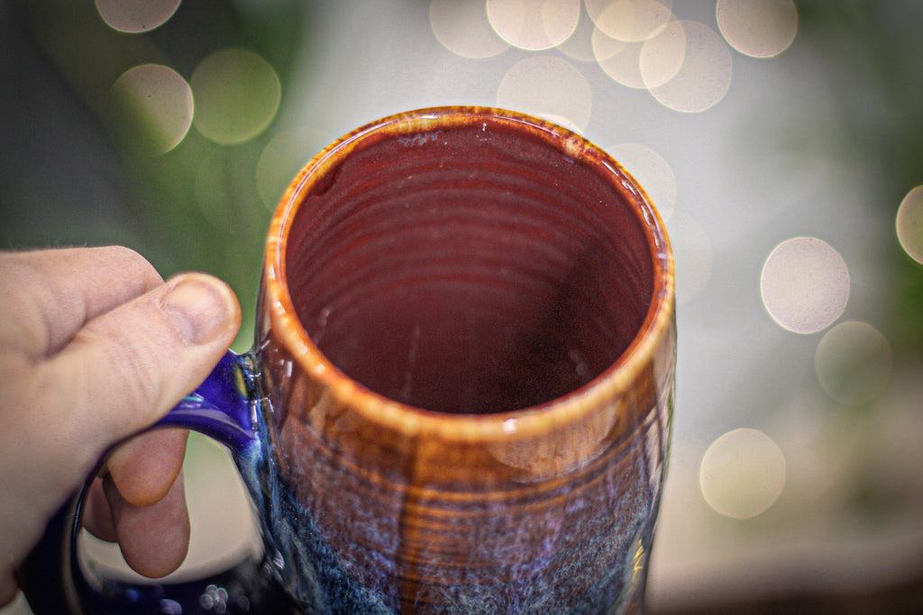 15-E Classic Electric Wave Acorn Stein Mug, 18 oz.