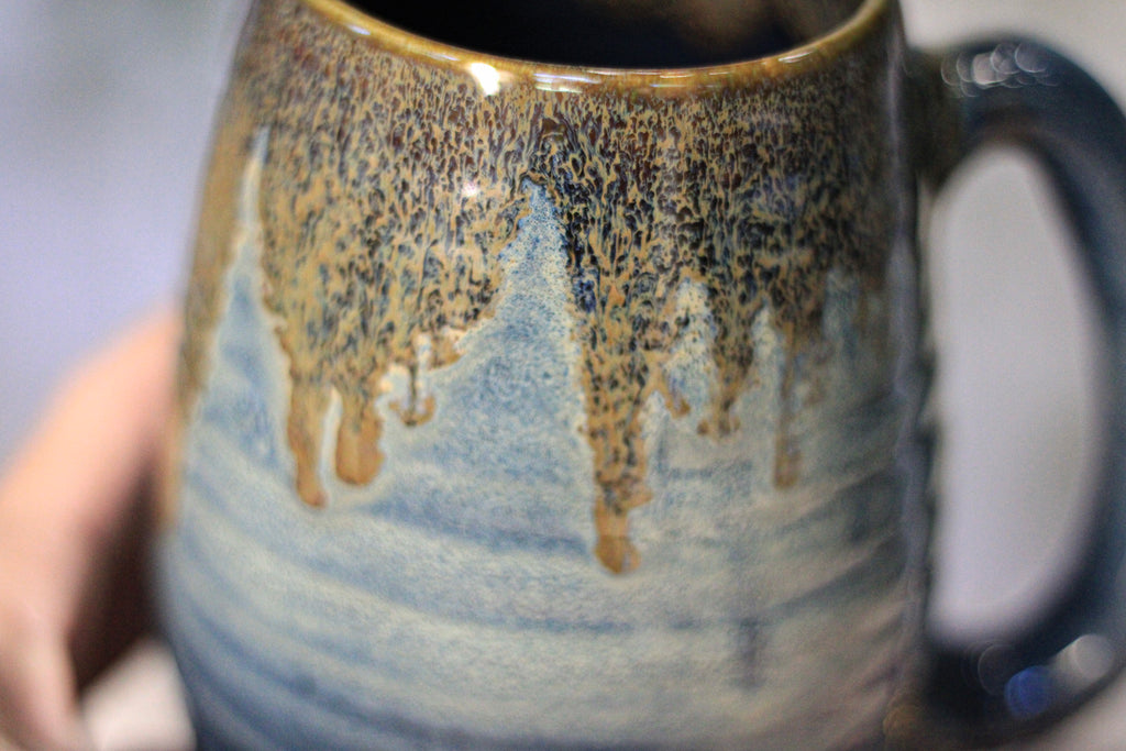 13-E Blue Simply Sublime Textured Mug, 22 oz.