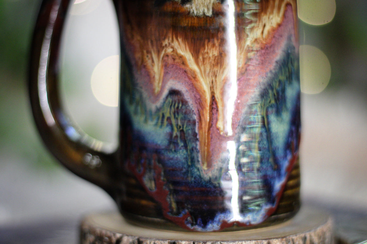 14-B Desert Oasis Textured Stein Mug - TOP SHELF, 16 oz.