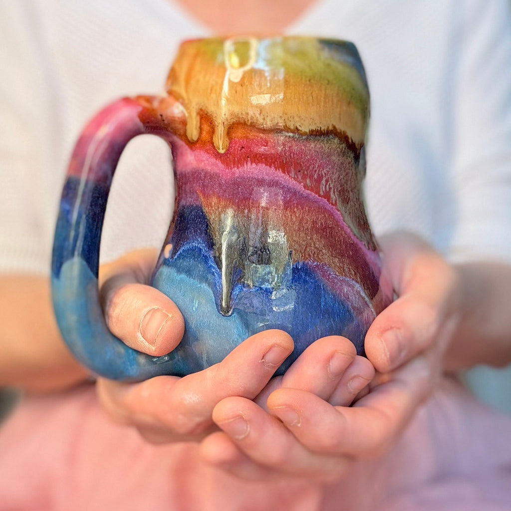 02-C Rainbow Gourd Mug, 20 oz.