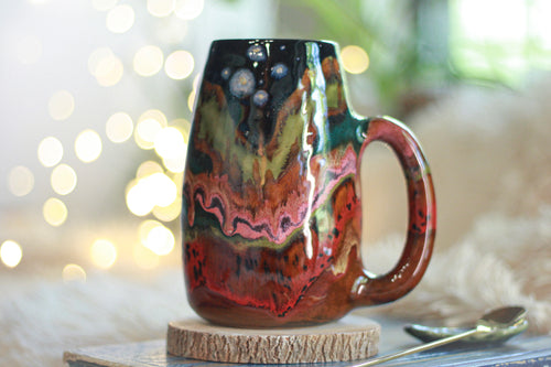 02-A Green Mountain Midnight Mug - TOP SHELF MISFIT, 25 oz.